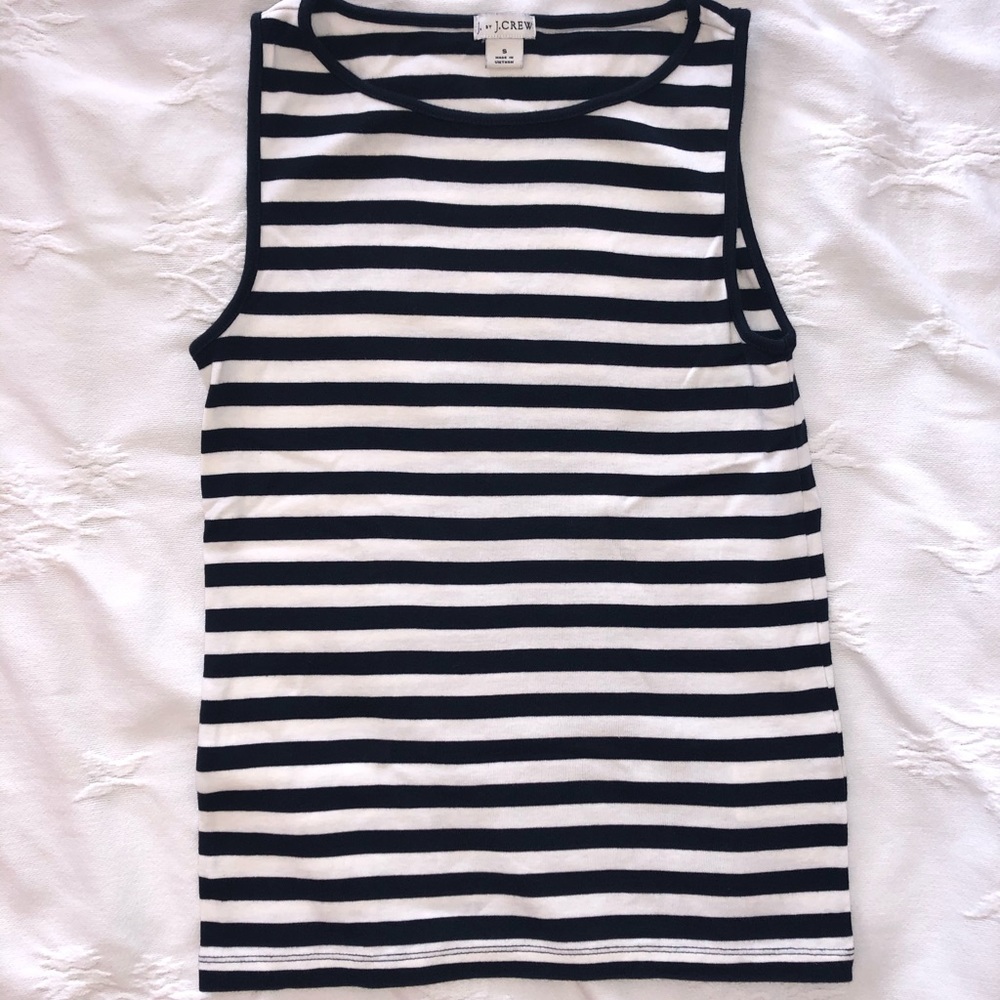 J. Crew stripes tank top